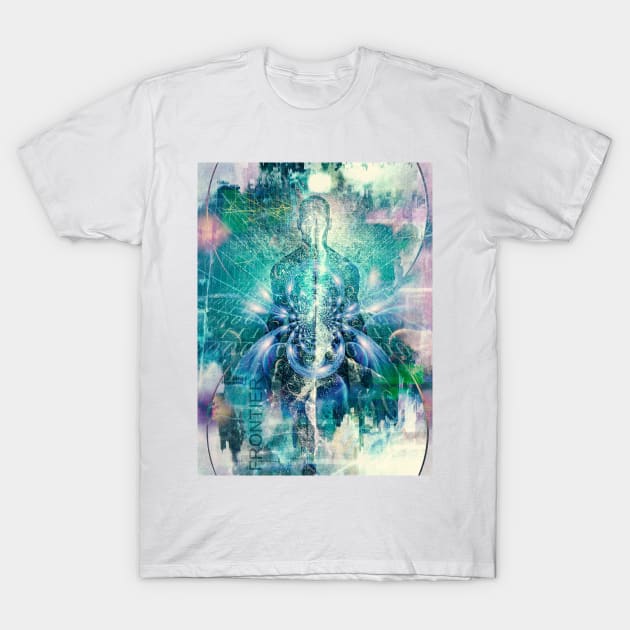 Soul or aura and binary code T-Shirt by rolffimages